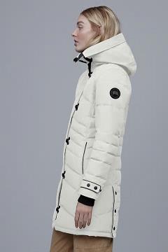 Chamarras Canada Goose Mujer México - Lorette Abrigos Black Label Blancos ZU1956437